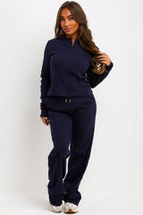 rib button up loungewear molly mae set sale