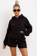 short tracksuit airport loungewear set