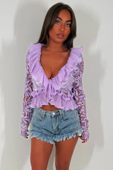 frill ruffle hem cardigan top summer holiday outfit 