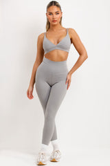 skims track jacket bralette and seamless leggings three piece set womens