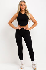 womens thick rib bum lifting yoga leggings lululemon uk 