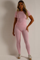 sculpt sports top and leggings two piece set