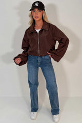 womens festival jacket for summer brown sale