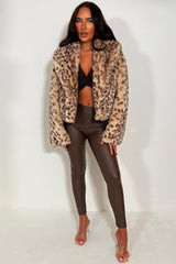 styledup animal print fur jacket zara uk