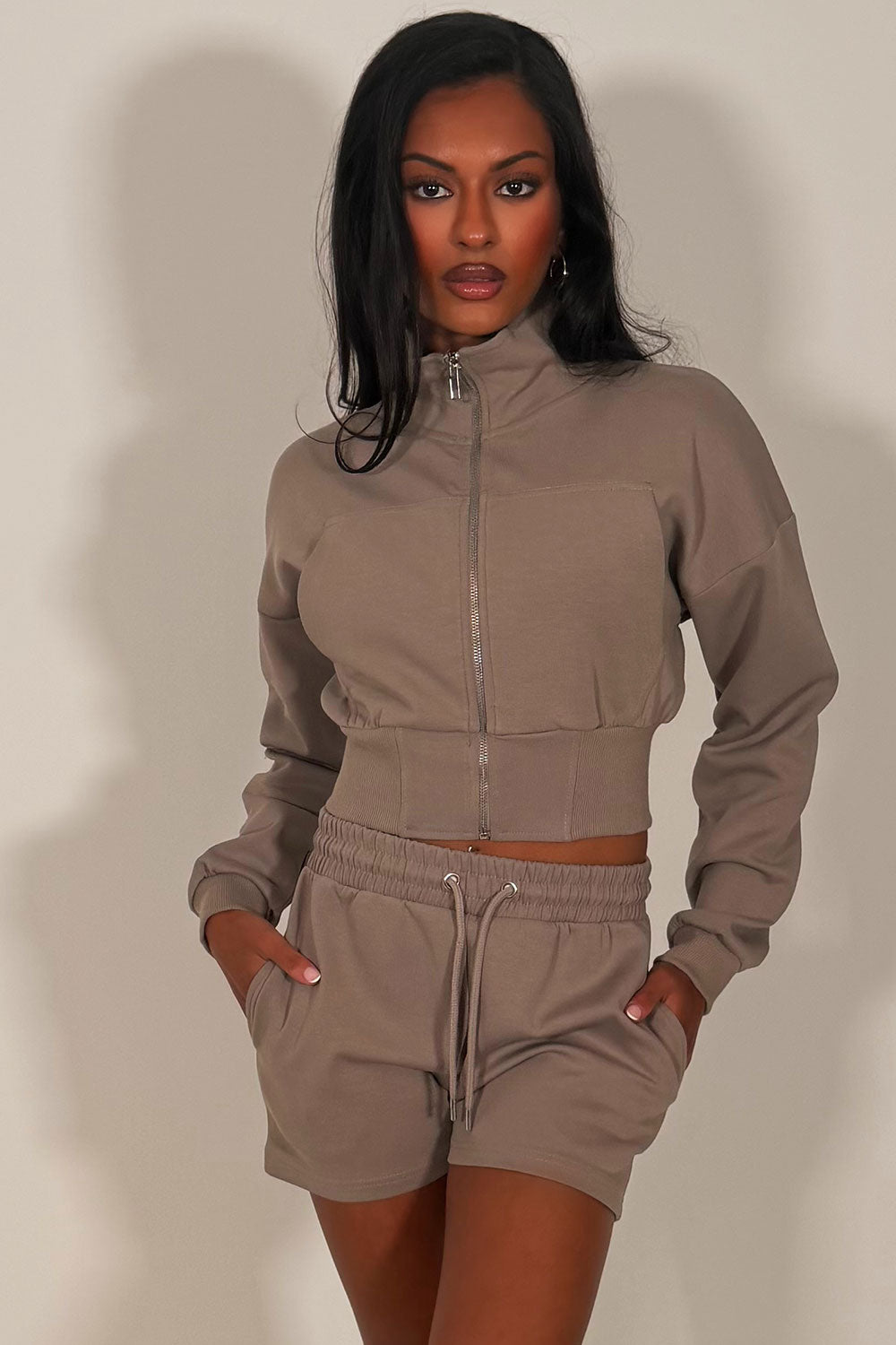 womens zara short tracksuit styledup uk
