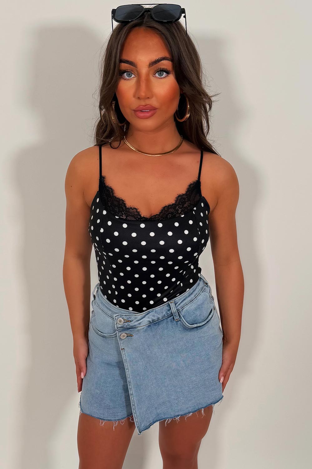 wrapover denim skort zara womens summer holiday outfit uk sale