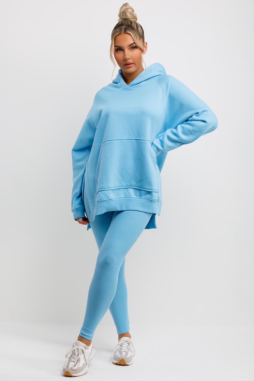 womens leggings and hoodie two piece set