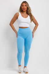 womens ruched scrunch bum gym leggings