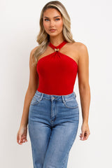 gold buckle bodysuit top going out outfit 