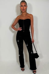 corset top with hook and eye bardot styledup