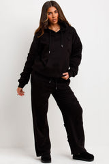 womens cross hoodie and joggers loungewear co ord set styledup