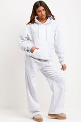 womens hoodie and joggers tracksuit with cross detail