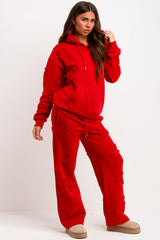 womens hoodie and joggers tracksuit set with crosses 