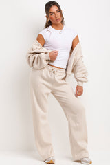 three piece tracksuit loungewear co ord set styledup