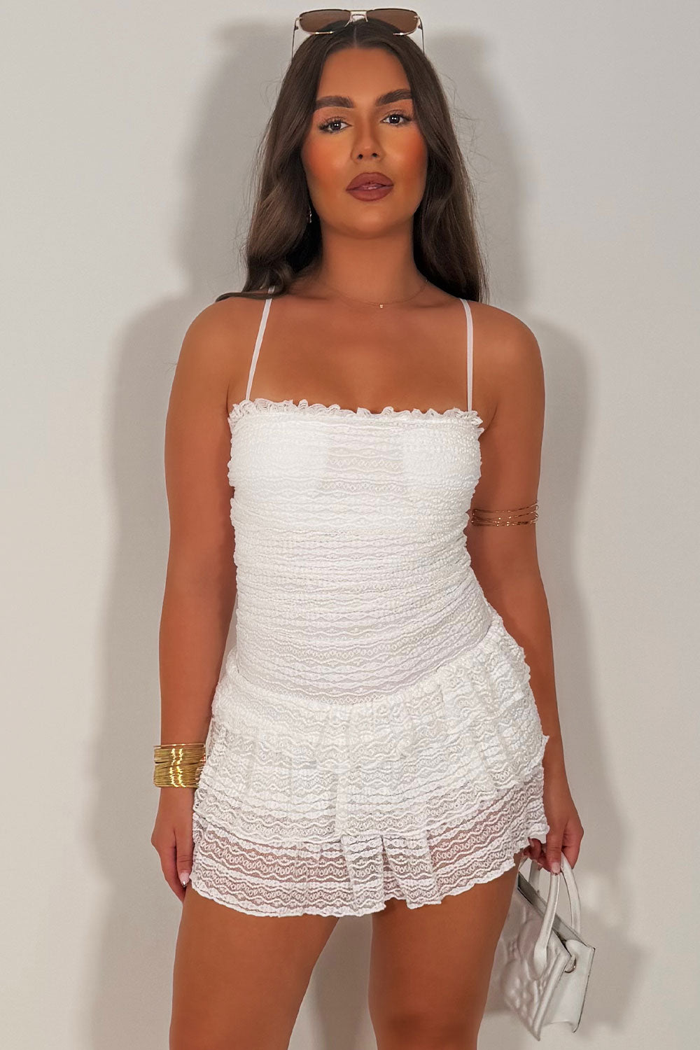 white summer holiday festival dress styledup uk