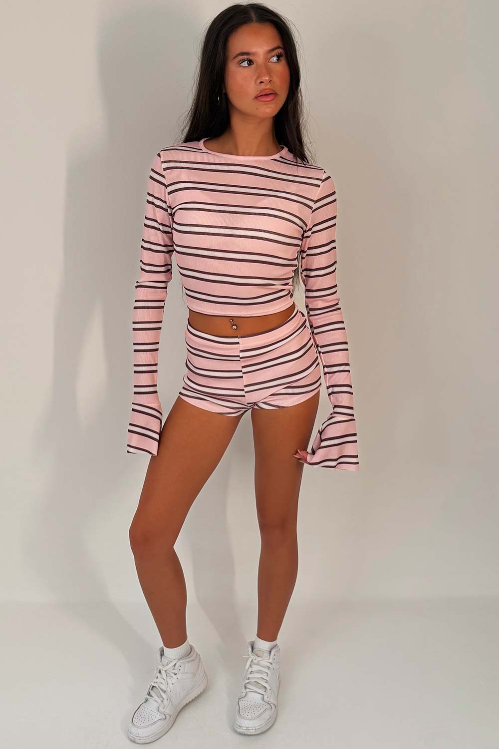 stripe short set women uk styledup