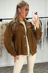 faux suede jacket with long sleeves zara womens styledup 