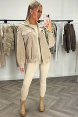 womens zara suede jacket uk 