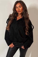 womens faux suede puffer bomber jacket zara uk sale