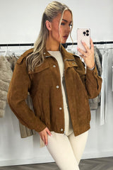 zara womens faux suede jacket styled up 