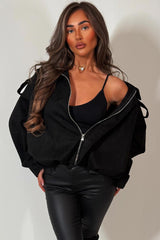 zara womens suede jacket with shoulder tabs styledup