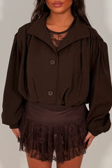 womens bomber jacket with funnel neck styledup fashion