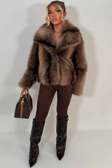 fur coat with collar for womens styledup uk