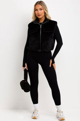 styledup teddy gilet for womens