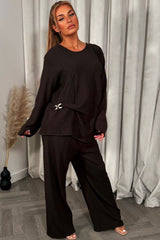 womens christmas party top and trousers co ord set 