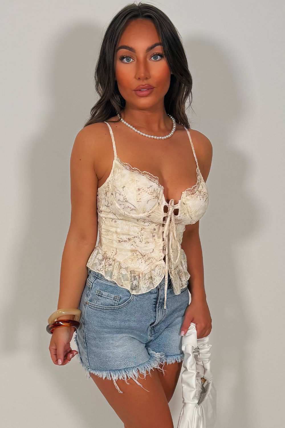 floral top for night out occasions styledup
