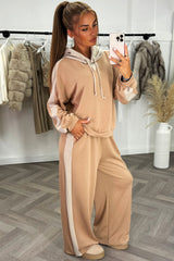 womens tracksuit with contrast detail loungewear co ord set styledup