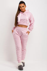 crop tracksuit co ord 