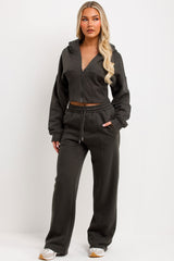 womens joggers and crop corset hoodie everyday tracksuit set styledup fashion