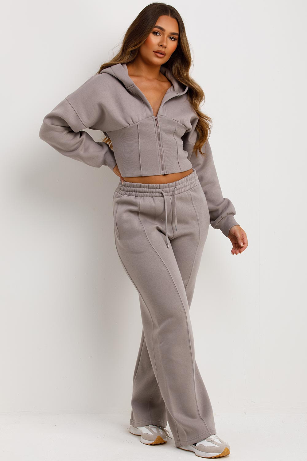 womens zara tracksuit set 
