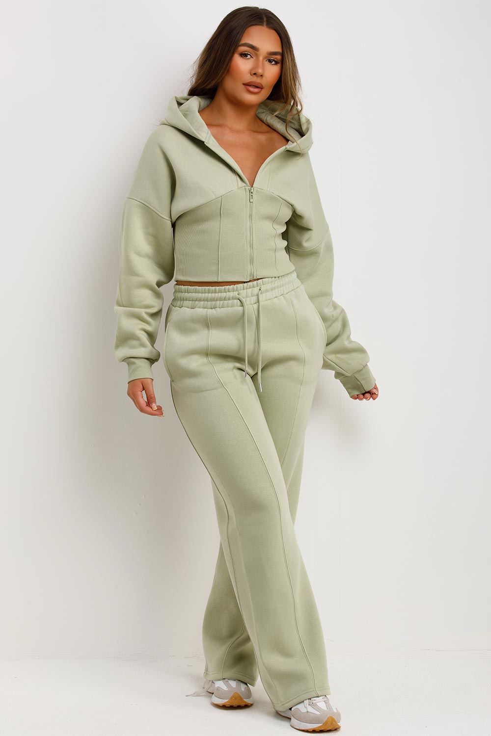 womens zara tracksuit set 
