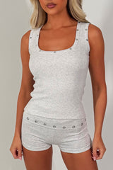 fold over shorts and top co ord set styledup uk
