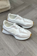 womens chunky lace up trainers new balance sale