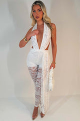 white jumpsuit for weddings occasions ladies day races styledup uk