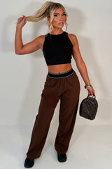 suit up wide leg womens trousers alo inspired uk