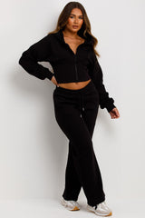 womens joggers and crop corset hoodie everyday tracksuit set styledup fashion