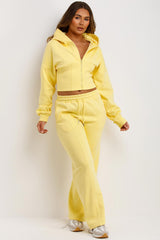 womens crop corset hoodie and joggers tracksuit set airport outfit styledup