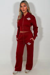 womens zara tracksuit set couture club