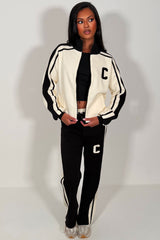 womens loungewear set with c emblem styledup