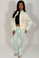womens loungewear set with c emblem styledup
