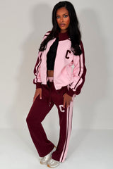 womens loungewear set with c emblem styledup