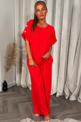 gold button top and trouser co ord set christmas party outfit tiktok 