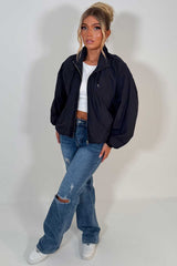 transitional funnel neck jacket for womens cernucci styledup uk  