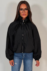 black windbreaker jacket styledup uk