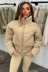 padded puffer crop alo yoga jacket uk
