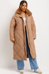 womens longline winter coat zara